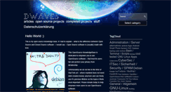Desktop Screenshot of dwaves.de